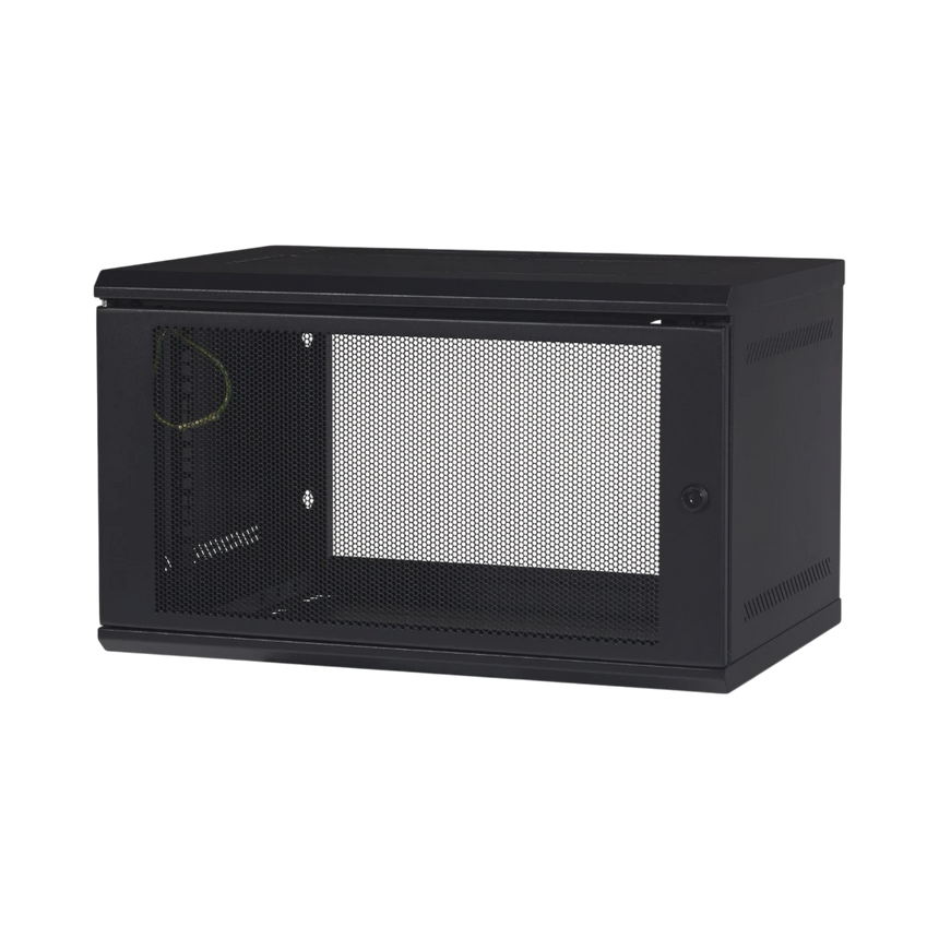 APC NetShelter 6U Wallmount Rack Enclosure Cabinet, Single Hinged, Switch Depth, Unassembled — Being Shipped