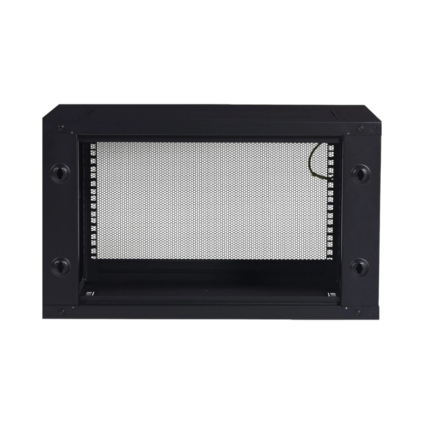 APC NetShelter 6U Wallmount Rack Enclosure Cabinet, Single Hinged, Switch Depth, Unassembled — Being Shipped