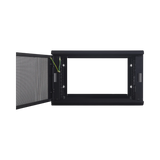 APC NetShelter 6U Wallmount Rack Enclosure Cabinet, Single Hinged, Switch Depth, Unassembled — Being Shipped