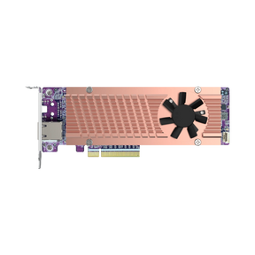 QNAP QM2-2P410G1T Dual M.2 2280 PCIe NVMe SSD & 10GbE Expansion Card — Being Shipped