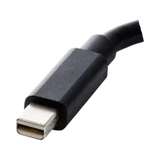 Dell Mini DisplayPort to DisplayPort M F Adapter (8", Black) — Being Shipped
