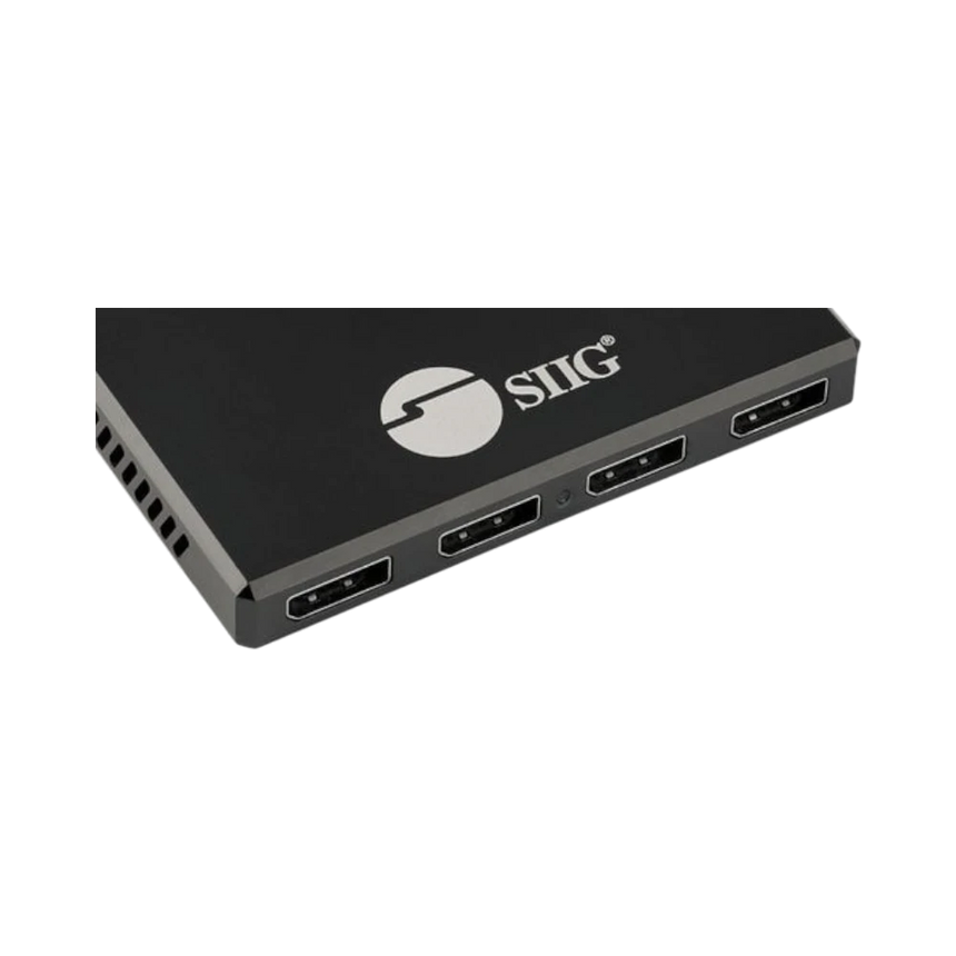 SIIG 8K 1x4 DisplayPort 1.4 to DisplayPort MST Hub Splitter — Being Shipped