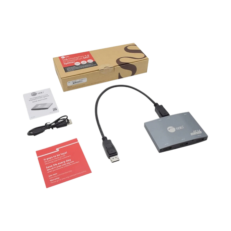 SIIG 1x3 DisplayPort 1.4 to DisplayPort MST Splitter — Being Shipped