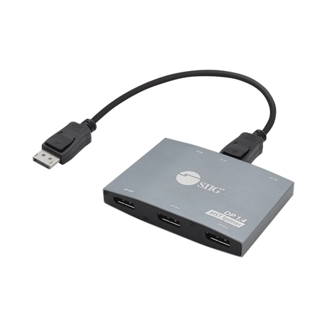 SIIG 1x3 DisplayPort 1.4 to DisplayPort MST Splitter — Being Shipped