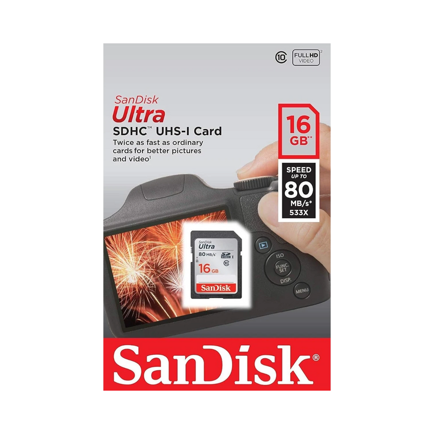 SanDisk Ultra 16GB Class 10 SDHC Memory Card — Being Shipped