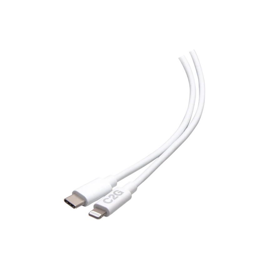 C2G 6ft USB-C to Lightning Sync & Charging Cable (White) — Being Shipped
