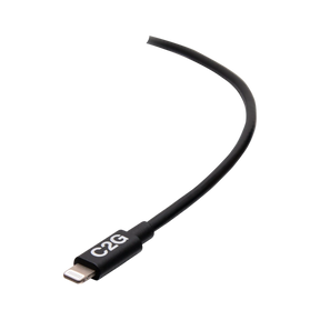 C2G 6ft USB-C to Lightning Sync & Charging Cable (Black) — Being Shipped