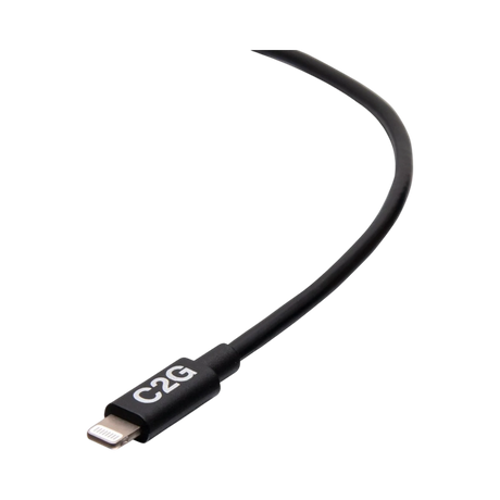 C2G 10ft USB-C to Lightning Charging Cable (Black) — Being Shipped