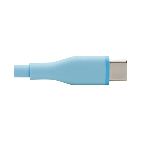 Tripp Lite 3ft USB-C to Lightning Antibacterial Charging Cable (Blue) — Being Shipped