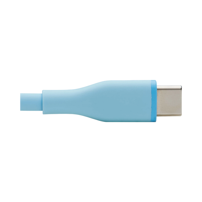 Tripp Lite 3ft USB-C to Lightning Antibacterial Charging Cable (Blue) — Being Shipped