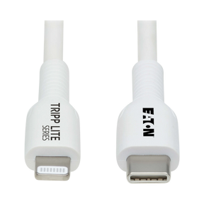Tripp Lite 1m Safe-IT USB-C to Lightning Antibacterial Cable (White) — Being Shipped