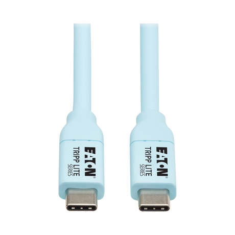 Tripp Lite 6ft Safe-IT 240W Antibacterial USB-C Cable (Light Blue) — Being Shipped