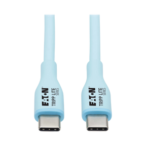 Tripp Lite Safe-IT USB-C Antibacterial 6 ft Cable Light Blue — Being Shipped