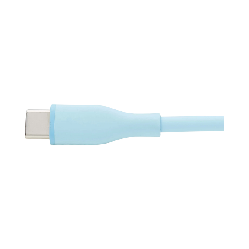 Tripp Lite Safe-IT 3ft USB-A to USB-C Antibacterial Cable (Light Blue) — Being Shipped