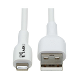 Tripp Lite Safe-IT 3m USB-A to Lightning Antibacterial Cable (White) — Being Shipped