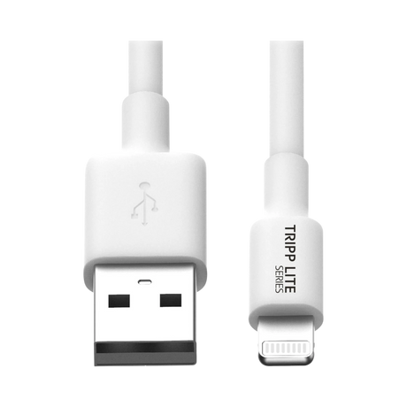 Tripp Lite 6ft MFi Certified USB-A to Lightning Charging Cable (White) — Being Shipped