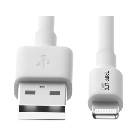 Tripp Lite 6ft MFi Certified USB-A to Lightning Charging Cable (White) — Being Shipped