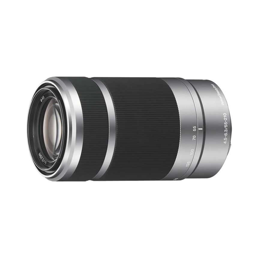 Sony E 55-210mm f/4.5-6.3 OSS Telephoto Zoom Lens (Silver) — Being Shipped