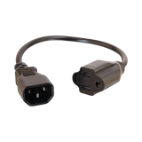 C2G 2ft 16 AWG IEC320C14 to NEMA 5-15R Monitor Power Adapter Cord — Being Shipped