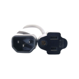 C2G 2ft 16 AWG IEC320C14 to NEMA 5-15R Monitor Power Adapter Cord — Being Shipped