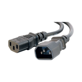 C2G 1ft 250V 16 AWG Computer Power Extension Cord — Being Shipped