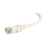 C2G 8ft (2.4m) 14AWG Power Cord (IEC320C14 to IEC320C13) White — Being Shipped