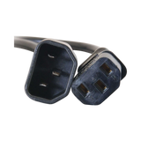 C2G 6ft (1.8m) 14 AWG 250 Volt Power Extension Cord (IEC320C14 to IEC320C13) (TAA Compliant) — Being Shipped