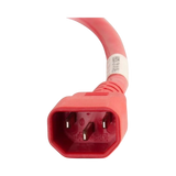 C2G 6ft (1.8m) 14AWG Power Cord (IEC320C14 to IEC320C13) Red — Being Shipped