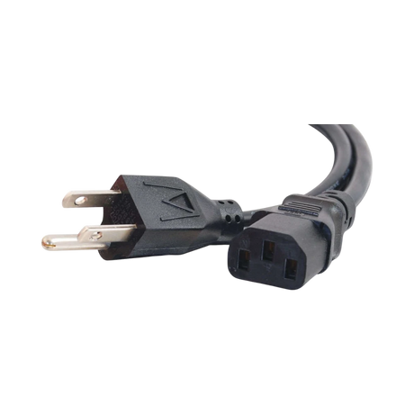 C2G 5ft (1.5m) 16 AWG Universal Power Cord (NEMA 5-15P to IEC320C13) (TAA Compliant) — Being Shipped