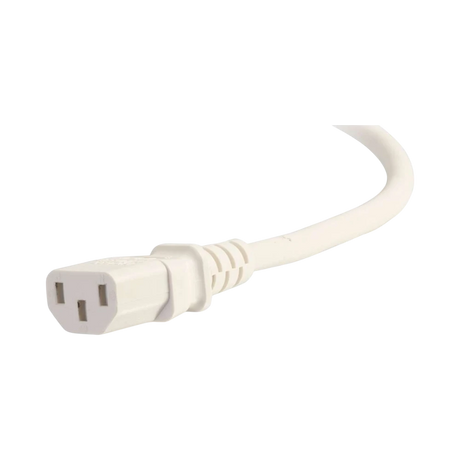 C2G 5ft (1.5m) 14AWG Power Cord (IEC320C14 to IEC320C13) White — Being Shipped