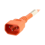 C2G 5ft (1.5m) 14AWG Power Cord (IEC320C14 to IEC320C13) Orange — Being Shipped