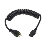 Tripp Lite  Safe-IT Antibacterial Hospital-Grade Power Cord, 5-15P to C13, 13A, 125V, 16 AWG, Black, 8ft — Being Shipped