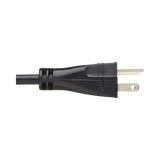 Tripp Lite  Safe-IT Antibacterial Hospital-Grade Power Cord, 5-15P to C13, 13A, 125V, 16 AWG, Black, 8ft — Being Shipped