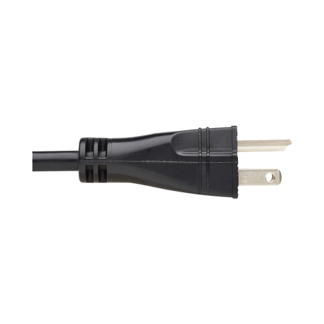 Tripp Lite  Safe-IT Antibacterial Hospital-Grade Power Cord, 5-15P to C13, 13A, 125V, 16 AWG, Black, 8ft — Being Shipped