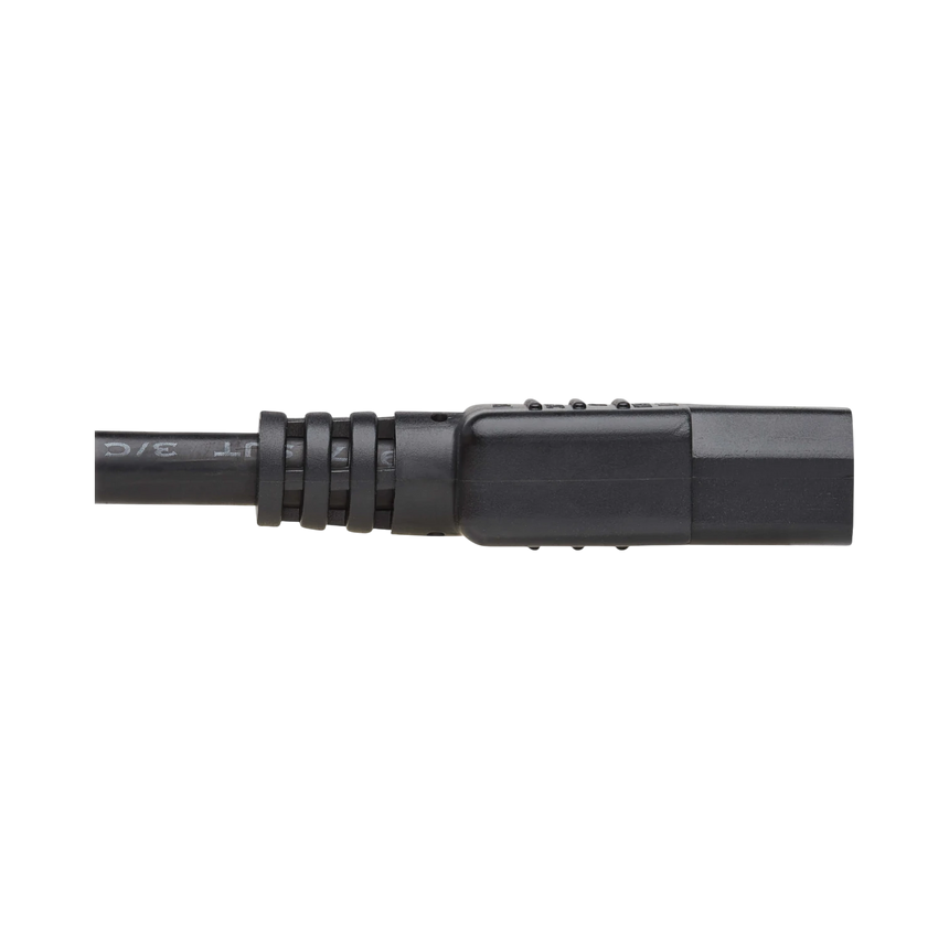 Tripp Lite  Safe-IT Antibacterial Hospital-Grade Power Cord, 5-15P to C13, 13A, 125V, 16 AWG, Black, 8ft — Being Shipped
