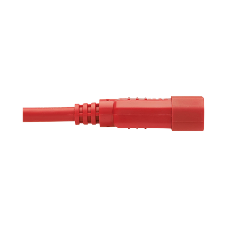 Tripp Lite Power Cord C14 to C15 - Heavy-Duty, 15A, 250V, 14 AWG, 6 ft. (1.83 m), Red — Being Shipped