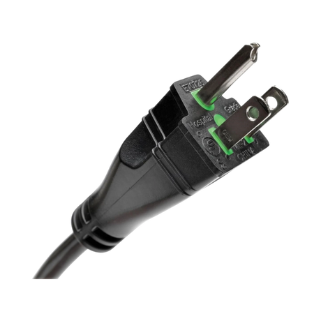 Tripp Lite Hospital-Grade Power Cord, NEMA 5-15P to C13, Green Dot, 10A, 125V, 18 AWG, 3 ft. (0.91 m), Black — Being Shipped