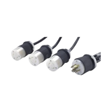 APC Power Cord Splitter 208V, 1.83 m, L21-20P to (3) L5-20R — Being Shipped