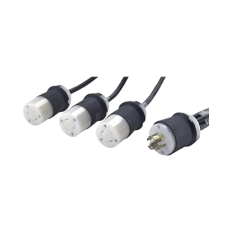 APC Power Cord Splitter 208V, 1.83 m, L21-20P to (3) L5-20R — Being Shipped