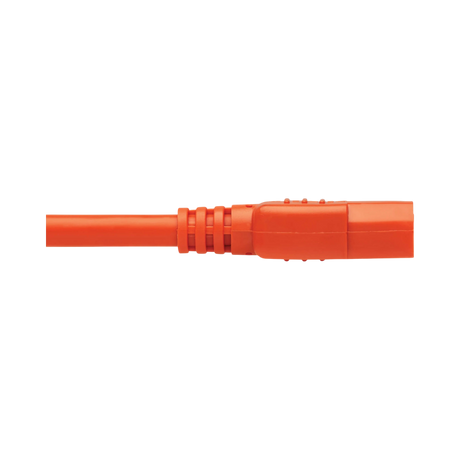Tripp Lite Power Cord C14 to C15, Heavy-Duty, 15A, 250V, 14 AWG, 6 ft. (1.83 m), Orange — Being Shipped