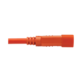 Tripp Lite Power Cord C14 to C15, Heavy-Duty, 15A, 250V, 14 AWG, 6 ft. (1.83 m), Orange — Being Shipped