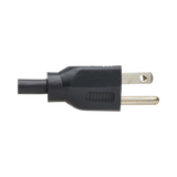 Tripp Lite Extension Cord Y Splitter, NEMA 5-15P to 2x NEMA 5-15R, 13A, 125V, 16 AWG, 1 ft. (0.3 m), Black — Being Shipped