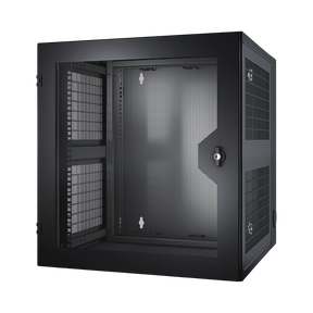 APC NetShelter 13U Wallmount Rack Cabinet Vented Door Double Hinged Server Depth — Being Shipped