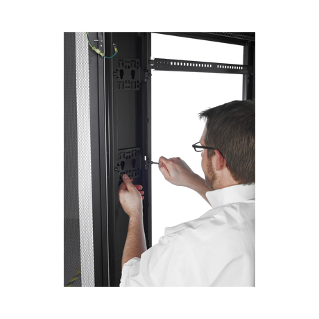 APC NetShelter SV 42U 600mm Wide x 1060mm Deep Enclosure with Sides Black — Being Shipped