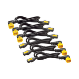 APC Power Cord Kit (6 ea), Locking, C13 TO C14 (90 Degree), 0.6m, North America — Being Shipped