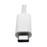 Tripp Lite USB-C to HDMI 4K Adapter with USB 3.x (5Gbps) Hub Ports and 60W PD Charging, HDCP, White — Being Shipped