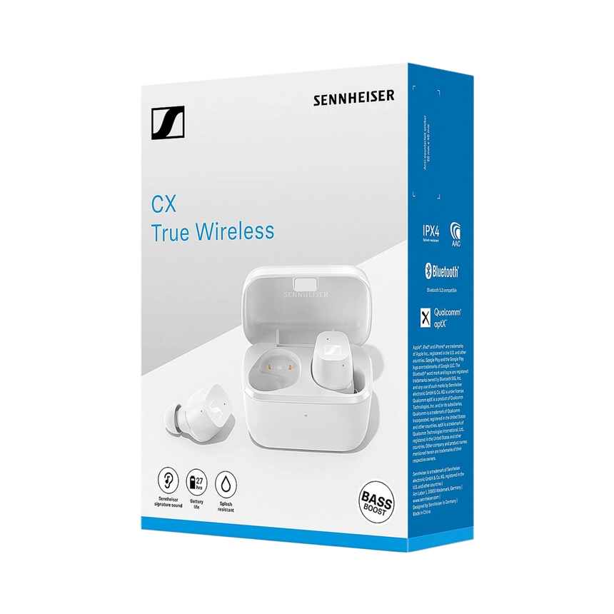 Sennheiser CX200TW1 CX True Wireless Earbud Headphones (White) — Being Shipped
