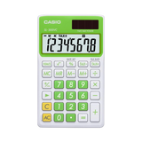 Casio Large Display Solar & Battery-Powered Calculator (Green) — Being Shipped