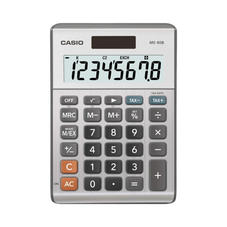 Casio 8-Digit Display & Solar Power Desktop Calculator — Being Shipped