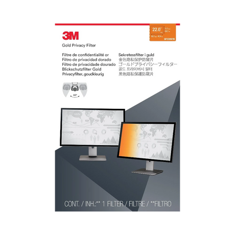 3M Gold Privacy Filter for 22" Widescreen Monitor — Being Shipped